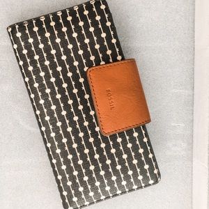 Fossil Logan tab RFID clutch wallet